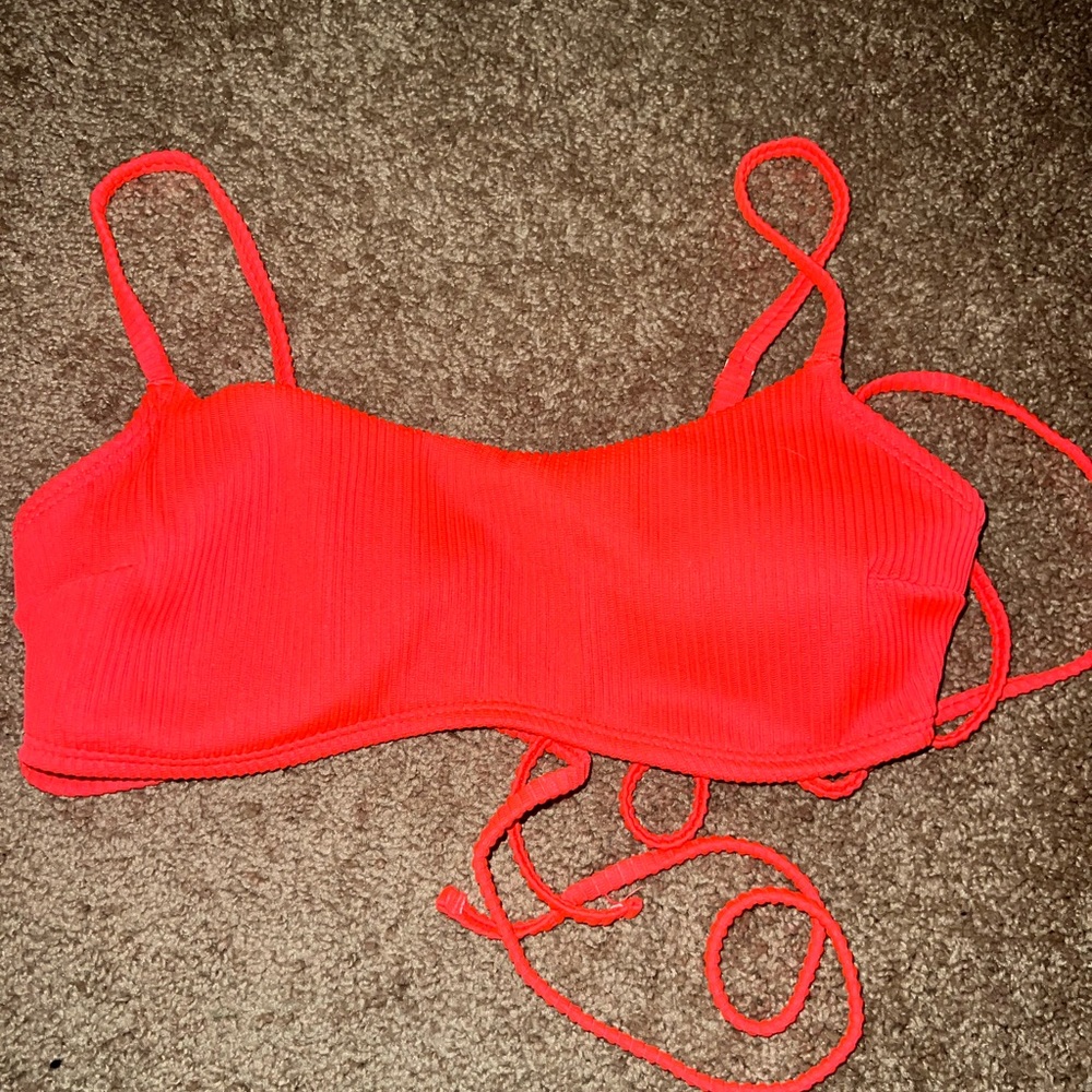 hollister strappy swim top